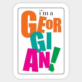 I'm a Georgian Sticker